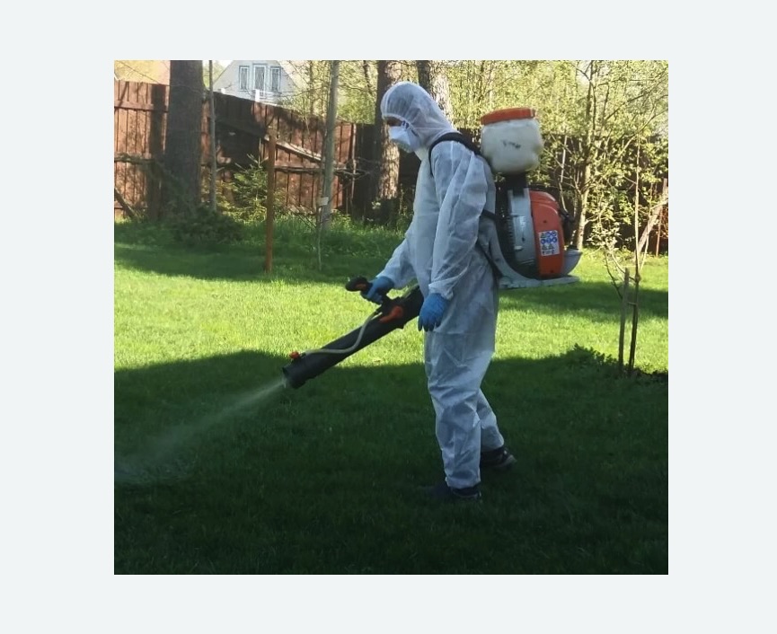 Обработка территории от клещей в Бирюсинске